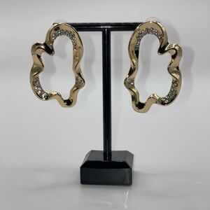 Gold and Silver Statement Earrings